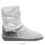 Boots BEARPAW Knit Tall Gray Fog Women 04LP2L177 - Image 3