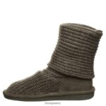 Boots BEARPAW Knit Tall Gray Women 04LP2L176 - Image 2