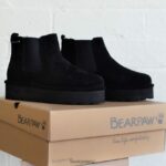 Boots BEARPAW Retro Drew Black Women 04LP2L13 - Image 9