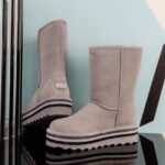 Boots BEARPAW Retro Elle Gray Women 04LP2L159 - Image 8
