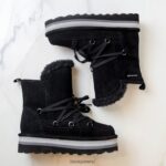 Boots BEARPAW Retro Mondi Youth Black Kids 04LP2L599 - Image 8