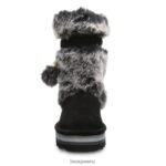 Boots BEARPAW Retro Tama Black/Gray Women 04LP2L27 - Image 7
