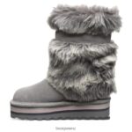 Boots BEARPAW Retro Tama Youth Gray Fog Kids 04LP2L597 - Image 2