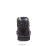 Boots BEARPAW Shorty Exotic Gray Leopard Women 04LP2L123 - Image 6