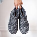 Boots BEARPAW Shorty Exotic Gray Leopard Women 04LP2L123 - Image 8