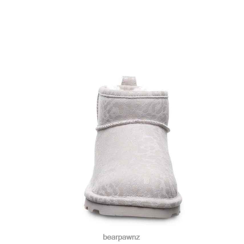 Boots BEARPAW Shorty Exotic Winter White Leopard Glitter Women 04LP2L33 - Image 7