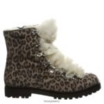 Boots BEARPAW Vanna Gray Leopard Women 04LP2L193 - Image 3