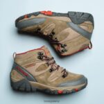 Hikers BEARPAW Corsica Taupe/Red Women 04LP2L339 - Image 8