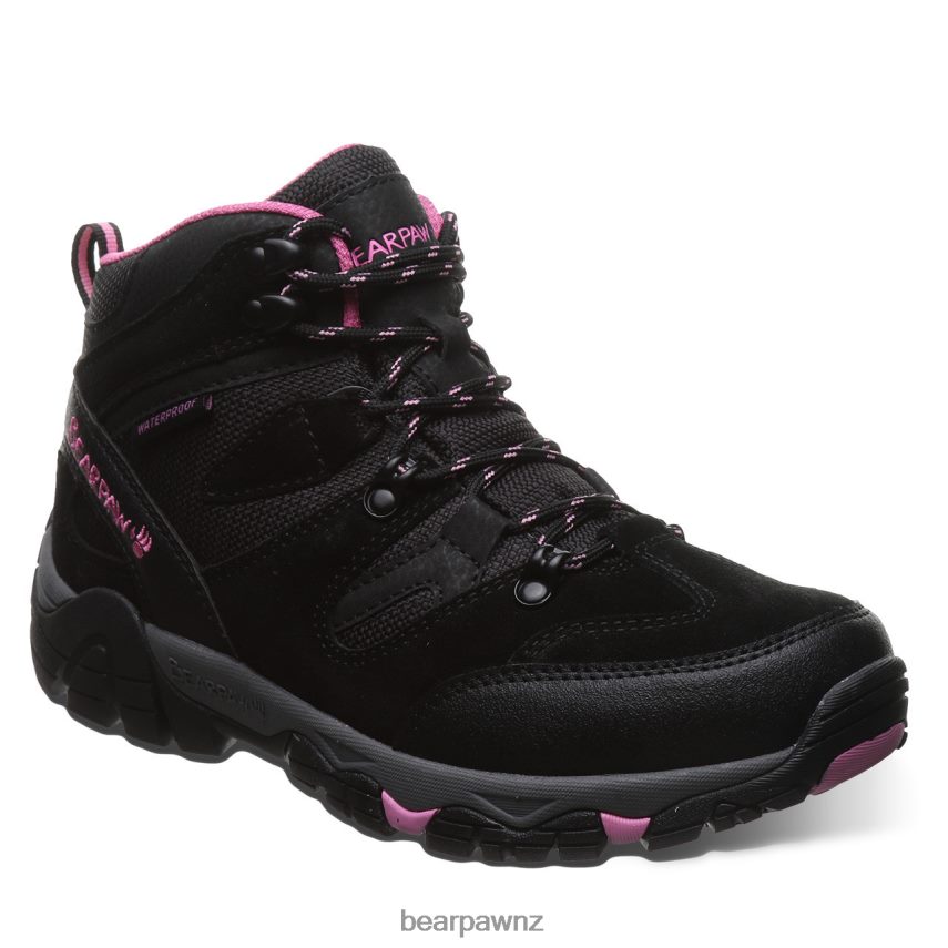 Hikers BEARPAW Corsica Wide Black/Fuschia Women 04LP2L331 - Image 1
