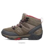 Hikers BEARPAW Corsica Wide Taupe/Red Women 04LP2L330 - Image 2