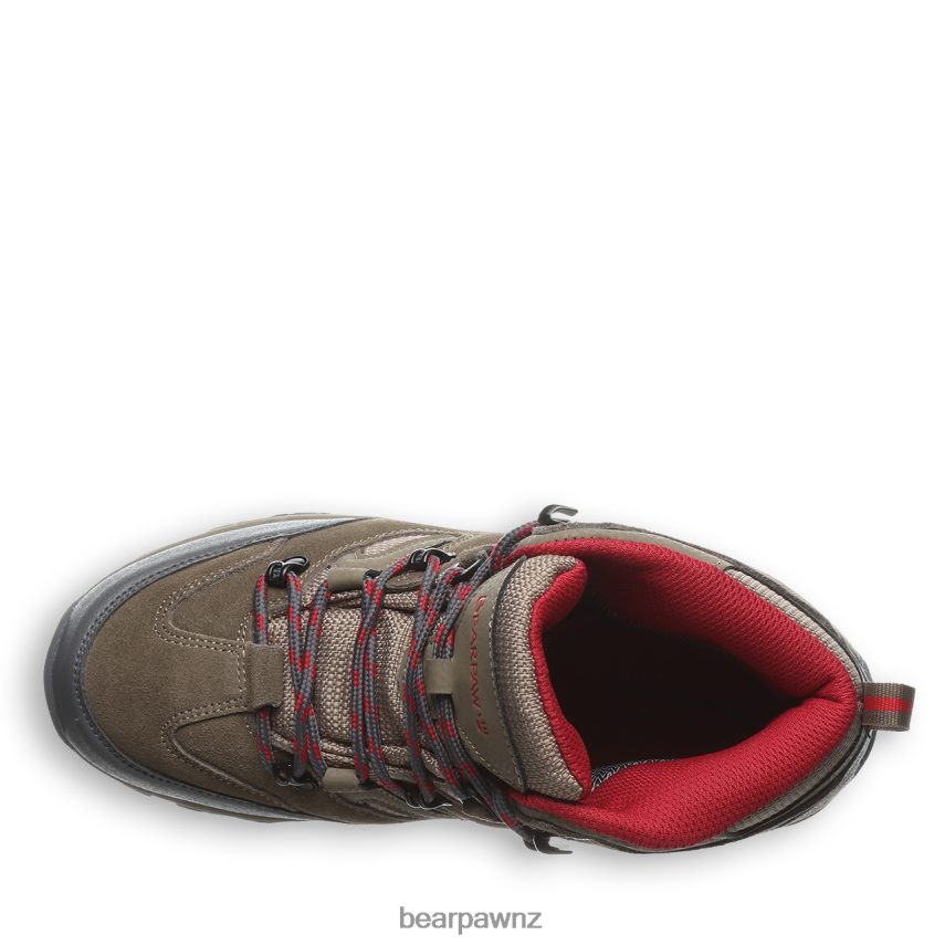 Hikers BEARPAW Corsica Wide Taupe/Red Women 04LP2L330 - Image 5