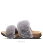 Sandals BEARPAW Analia Gray Fog Women 04LP2L397 - Image 2