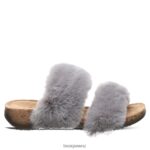 Sandals BEARPAW Analia Gray Fog Women 04LP2L397 - Image 3