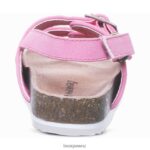 Sandals BEARPAW Brooklyn Toddler Candy Pink Kids 04LP2L630 - Image 6