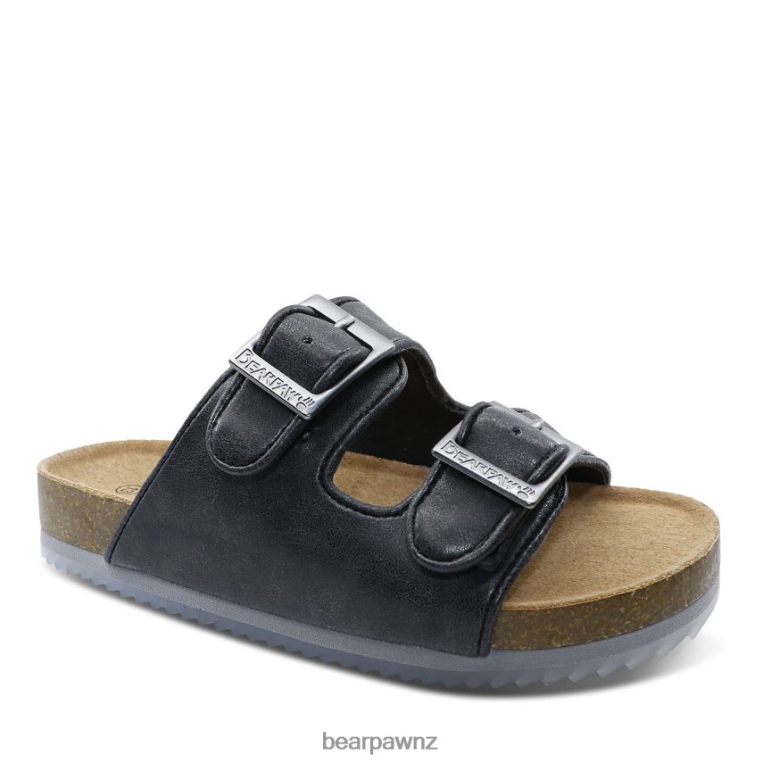sandals_bearpaw_brooklyn_youth_black_kids_04lp2l620.jpg Sandals BEARPAW Brooklyn Youth Black Kids 04LP2L620 - Image 1