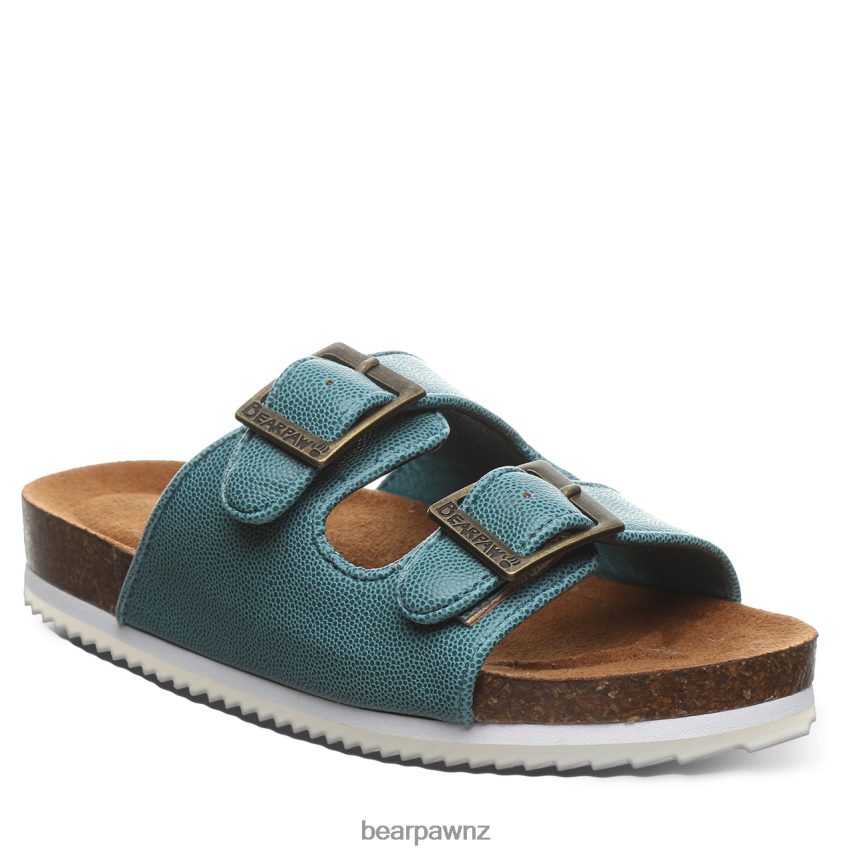 sandals_bearpaw_brooklyn_youth_teal_kids_04lp2l624.jpg Sandals BEARPAW Brooklyn Youth Teal Kids 04LP2L624 - Image 1