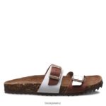 Sandals BEARPAW Julieta II Saddle/White Women 04LP2L371 - Image 3