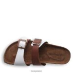 Sandals BEARPAW Julieta II Saddle/White Women 04LP2L371 - Image 5