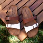 Sandals BEARPAW Julieta II Saddle/White Women 04LP2L371 - Image 8