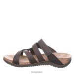 Sandals BEARPAW Kai Wide Dark Brown Women 04LP2L412 - Image 2