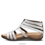 Sandals BEARPAW Layla II Wide White Metallic Women 04LP2L432 - Image 2