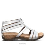 Sandals BEARPAW Layla II Wide White Metallic Women 04LP2L432 - Image 3