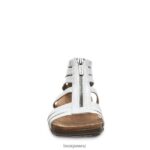 Sandals BEARPAW Layla II Wide White Metallic Women 04LP2L432 - Image 7
