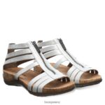 Sandals BEARPAW Layla II Wide White Metallic Women 04LP2L432 - Image 8