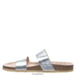 Sandals BEARPAW Lilo Silver Women 04LP2L502 - Image 2