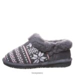 Slippers BEARPAW Alice Youth Charcoal Kids 04LP2L618 - Image 2