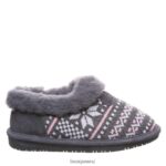Slippers BEARPAW Alice Youth Charcoal Kids 04LP2L618 - Image 3