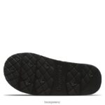 Slippers BEARPAW Loki Exotic Black Cow Print Women 04LP2L293 - Image 4