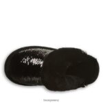 Slippers BEARPAW Loki Exotic Black Sequin Women 04LP2L314 - Image 5