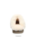 Slippers BEARPAW Loki Exotic Tan Cow Print Women 04LP2L265 - Image 6