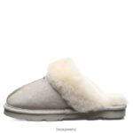 Slippers BEARPAW Loki Exotic Winter White Leopard Glitter Women 04LP2L266 - Image 2