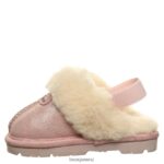 Slippers BEARPAW Loki Toddler Pink Glitter Kids 04LP2L612 - Image 2